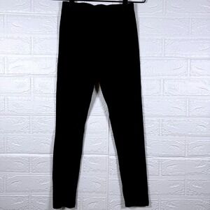 The Childrens Place Leggings Kids Size 10/12 Black Cotton Blend Basic Everyday